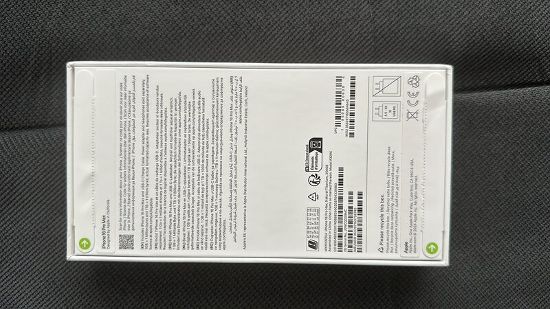 iPhone 16 Pro Max 256GB SIGILAT